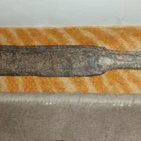 شاقول گنج یابی قدیمی و میخ فولادی قجری|کلکسیون اشیاء عتیقه|کاشمر, |دیوار