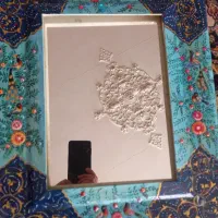 آینه باطرح مینا کاری|آینه|شهرکرد, |دیوار