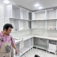 ساخت واجرای کابینت کمد دیواری و کلیه مصنوعات چوبی|مصالح و تجهیزات ساختمان|اهواز, اهواز|دیوار