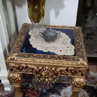 مبل سلطنتی راحتی ترکیه ۸نفره تمیز با ۳ عدد میز شیک|مبلمان خانگی و میز عسلی|مراغه, |دیوار