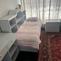 سرویس خواب نوجوان ام دی اف ۴ تیکه|تخت و سرویس خواب|تهران, شمشیری|دیوار