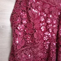 لباس مجلسی کار شده رنگ زرشکی زنانه سایز ۴۶-۴۸|لباس|تهران, بریانک|دیوار