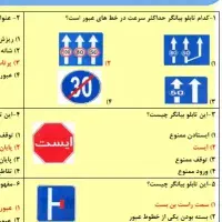 سوالات آینامه ی گواهینامه 100٪تضمینی