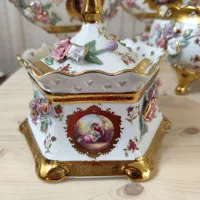 ظروف گل برجسته دکوری تزیینی چینی|صنایع دستی و سایر لوازم تزئینی|اصفهان, شیخ اشراق|دیوار