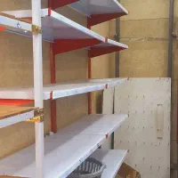 قفسه فلزی و چوبی|کتابخانه، شلف، قفسه‌های دیواری|تهران, افسریه شمالی|دیوار