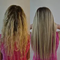 احیای موهای آسیب‌دیده.کراتین،پروتئین،بوتاکس