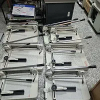 دستگاه برش کاغذ کاتر گیوتین دستی اهرمی و برقی