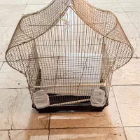 قفس پرنده رنگ طلای مشکی