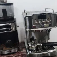قهوه ساز نیمه صنعتی و آسیاب قهوه