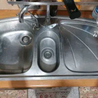 سینک ظرفشویی. 2 کابینت. جاظرفی. کمد