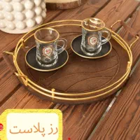 (رز پلاست) سینی آینه ای و چوبی|حراج|ساوه, |دیوار