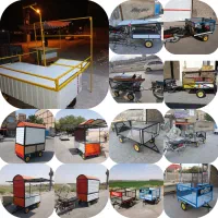 تریلی گاری موتور هندا ضایعات دکه کاسبی فلافل سیار