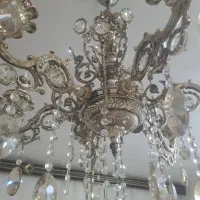 لوستر برنز نقره ای|لوستر و چراغ آویز|اردبیل, |دیوار