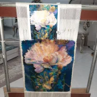 دارقالی به همراه وسایل وقالیچه|ابزارآلات|رشت, رشتیان|دیوار