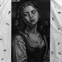 سفارش نقاشی چهره سیاه قلم