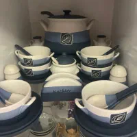 سرویس سوپ خوری اصلی قدیمی خارجی|ظروف سرو و پذیرایی|ری, سرتخت|دیوار