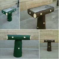 کباب پز طرح چوب سیمانی