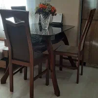 میز نهار خوری ۴ نفره چوب نراد