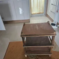 شلف چوبی  وسایل میتونید سبد داخلش بگذارید|کتابخانه، شلف، قفسه‌های دیواری|اصفهان, بوستان ناژوان|دیوار
