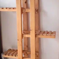 استند گل چوبی