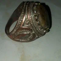 انگشتر نقره و ساعت قدیمی