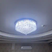 لوستر تمام کریستال ۹۰ چند حالته ریموت دار