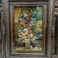 تابلوفرش دستباف گل مناسب کادو/شرایط نقدواقساط|تابلو فرش|تهران, لویزان|دیوار