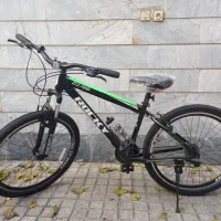دوچرخه راکی مشکی سبز  نو نو|دوچرخه، اسکیت، اسکوتر|تهران, آزادشهر|دیوار