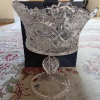 شکلات خوری پایه دار بوهمیا اصلی|ظروف سرو و پذیرایی|تهران, آبشار|دیوار