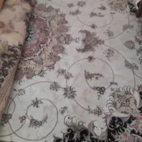 دو عدد فرش ماشینی مشهد ۱۲متری در حد نو