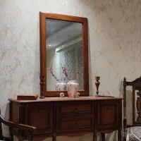 آینه و کنسول چوبی