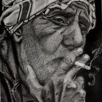 تابلو سیاه قلم