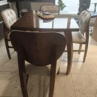 میز غذاخوری ۴نفره چوبی