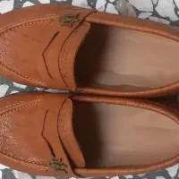 کفش کالج تمام چرم طبیعی کاملا نو برند SAN SOVAN