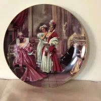 بشقاب دیواری چینی