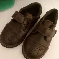 کفش چرمی پسرانه نو مناسب ۱تا ۲سال