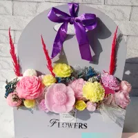 باکس گل شمع