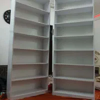 قفسه ویترین کتابخانه لوازم چوبی