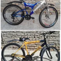 فروش دو عدد دوچرخه 26 دنده ای در حد نو مفت