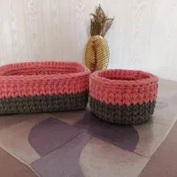 سبدهای نظم دهنده تریکویی|صنایع دستی و سایر لوازم تزئینی|سمنان, |دیوار