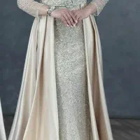 پیراهن مجلسی دو دامنه در حد نو|لباس|خرمآباد, |دیوار