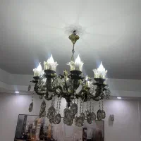 لوستر ۸ شاخه فرشته|لوستر و چراغ آویز|ری, علایین|دیوار