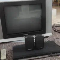 تلوزیون سامسونگ و دستگاه سی دی فلش خور