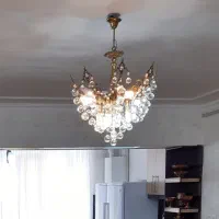 یک عدد لوستر برنز اصل|لوستر و چراغ آویز|بروجرد, |دیوار