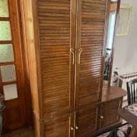 کمد لباس و جاکفشی آینه و چراغ دار