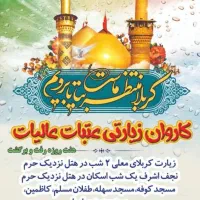 تور کربلادر ۲۰ و ۲۱ و ۲۳ بهمن