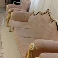 مبل ۷ نفره کرم رنگ