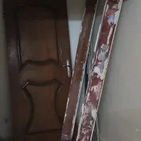 درب چوبی با کم