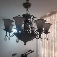 لوستر مدرن و شیک ۸ شعله|لوستر و چراغ آویز|اهواز, نادری|دیوار