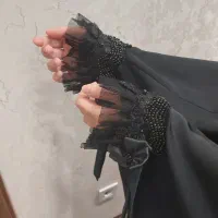 چادر عربی جنس عالی جواهر دوزی و چین دار دخترونه